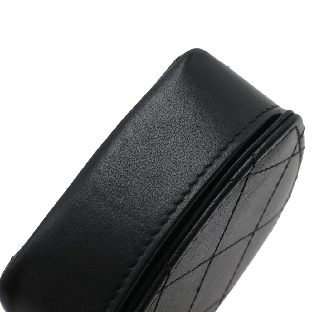 CHANEL Black Leather Logo Wallet - Picture 5 of 10